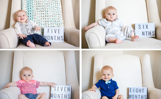 Poses para fotos de mesversário: 7 novas ideias para seu bebê